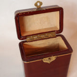 Antique English Leather Box