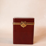 Antique English Leather Box