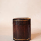 Vintage Italian Calf Leather Tobacco Container