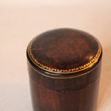 Vintage Italian Calf Leather Tobacco Container