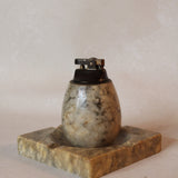 Alabaster Ashtray Set