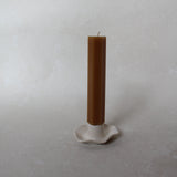 Ceramic Ruffle Taper Candle Holder