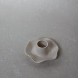 Ceramic Ruffle Taper Candle Holder