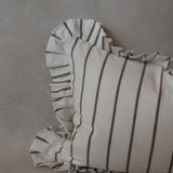 Ruffle Lumbar Pin Stripe