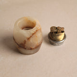 Vintage Marble Onyx Table Top Cigar Lighter