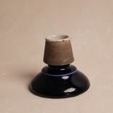 French Vintage Cobalt Blue Match Striker Holder