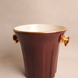 L'Objet Champagne Bucket: Chocolate Pattern