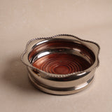 Vintage Crusader Silver Plate Wine Bottle Holder