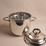 Vintage Silver Plate Ice Bucket: Regency Style Champagne Cooler