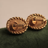 Christian Dior Pearl and Gold Clip Earrings