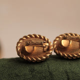 Christian Dior Pearl and Gold Clip Earrings