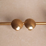 Vintage Christian Dior Clam Shell Earrings