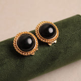 Designer Paolo Gucci Clip Earrings