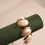 Vintage YSL Pearl Cabochon Bracelet