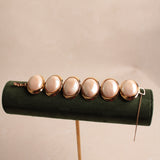 Vintage YSL Pearl Cabochon Bracelet