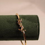 Vintage Yves Saint Laurent Golden Bangle
