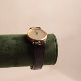 Gucci Sherry Line Gold Faced Swiss Watch