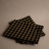 Olive Green Gingham Dish Towels