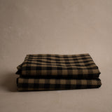 Olive Green Gingham Dish Towels