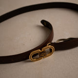Gucci Belt | Brown Leather 1990