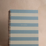 Seaside Striped Signature Notebook