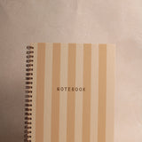 Striped Signature Notebook