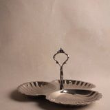Vintage Silver Plated Trois Shell Dish