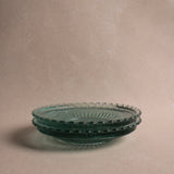 Hand-Pressed Glass Dish