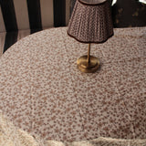 Spring Floral Cotton Tablecloth