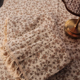 Spring Floral Cotton Tablecloth