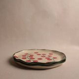 Ceramic Cherry Lunch Plate