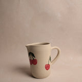 Ceramic Cherries Creamer Pitcher