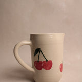 Ceramic Cherries Creamer Pitcher