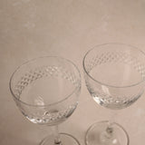 Diamond Nick & Nora Cocktail Glass | Set of 2