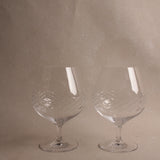 Diamond Brandy Snifter Glass | Set of 2