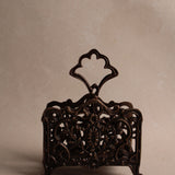 Antiqued Brass Napkin Holder