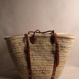 Handwoven French Market Basket