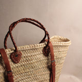Handwoven French Market Basket