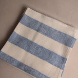 Linen Napkin Off White Blue Philippe