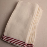 Alsace Red Stripe Napkins | Set of Four