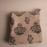 Salvia Block Print Dishtowel