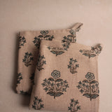 Salvia Block Print Dishtowel