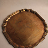 Vintage Silver Scalloped Tray | 1970
