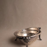 Victorian Silver Plated Roll Top Butter Dish