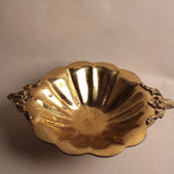 The Élodie Brass Shell Pedestal