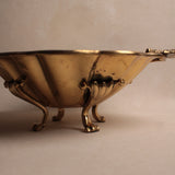 The Élodie Brass Shell Pedestal