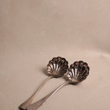 Vintage Shell Serving Spoon Set