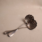 Vintage Shell Serving Spoon Set
