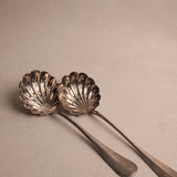 Vintage Shell Serving Spoon Set
