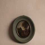 The Village Oval Framed Art